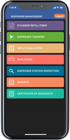 TankSpotter automated dispenser training in the app