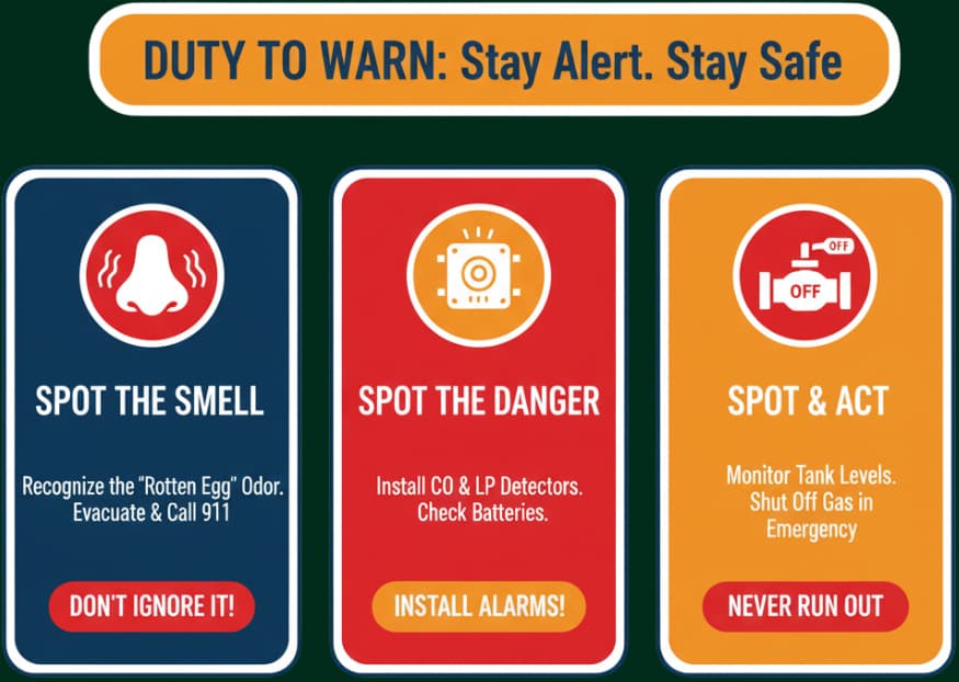 What Is Duty to Warn? app screen