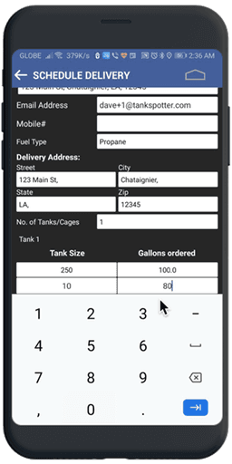 Driver App — TankSpotter driver app