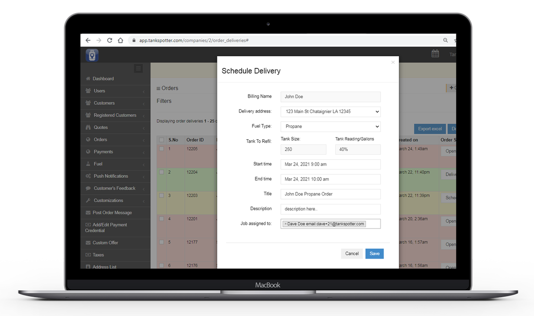 Scheduling the order GIF