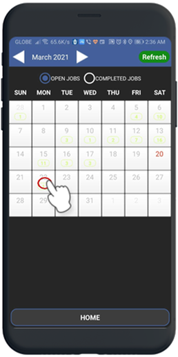 Scheduling the order GIF
