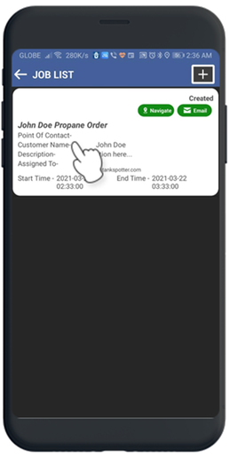 Ordering from customer app GIF